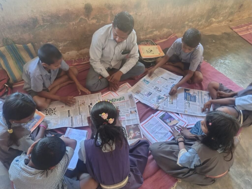 प्रार्थना सभा में गूंजेंगी अखबार की सुर्खियां…विद्यार्थियों की दिनचर्या में शामिल हुआ अखबार वाचन.