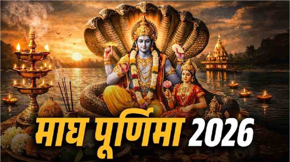 Magh Purnima 2026 : माघ पूर्णिमा पर करें ये भव्य आरती, मिलेगा सुख-शांति का वरदान Magh Purnima 2026