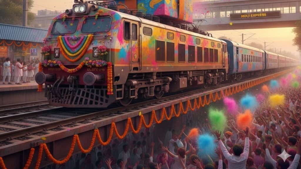 Holi Special Trains 2026 : होली 2026 पर रेलवे का बड़ा तोहफा’ घर जाने वालों के लिए 1410 स्पेशल ट्रेनों का ऐलान