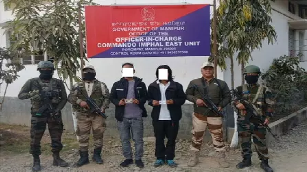 Manipur Terrorist Arrested : मणिपुर में बड़ी कार्रवाई भारत-म्यांमार सीमा पर 5 आतंकवादी गिरफ्तार, मोर्टार और IED जब्त Manipur Terrorist Arrested