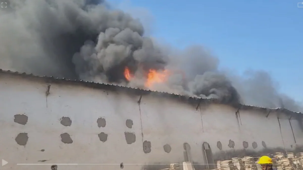 CG News : पेंट-पुट्टी फैक्ट्री में लगी आग ने लिया विकराल रूप, लाखों का नुकसान CG News