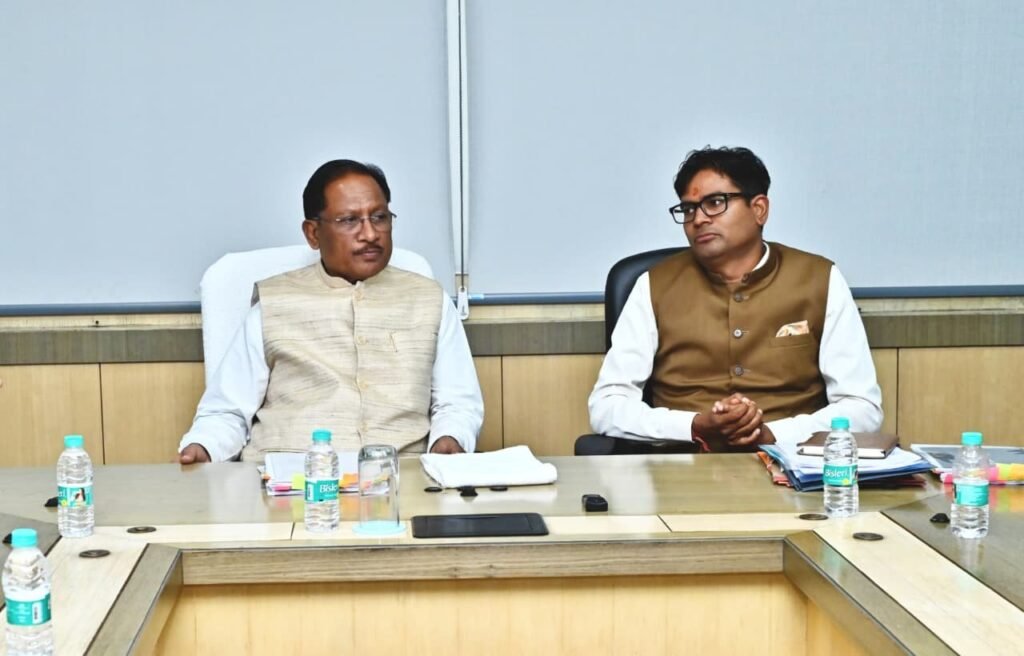 खनन परियोजनाओं का हो गुणवत्तापूर्ण समयबद्ध क्रियान्वयन- मुख्यमंत्री श्री विष्णुदेव साय.