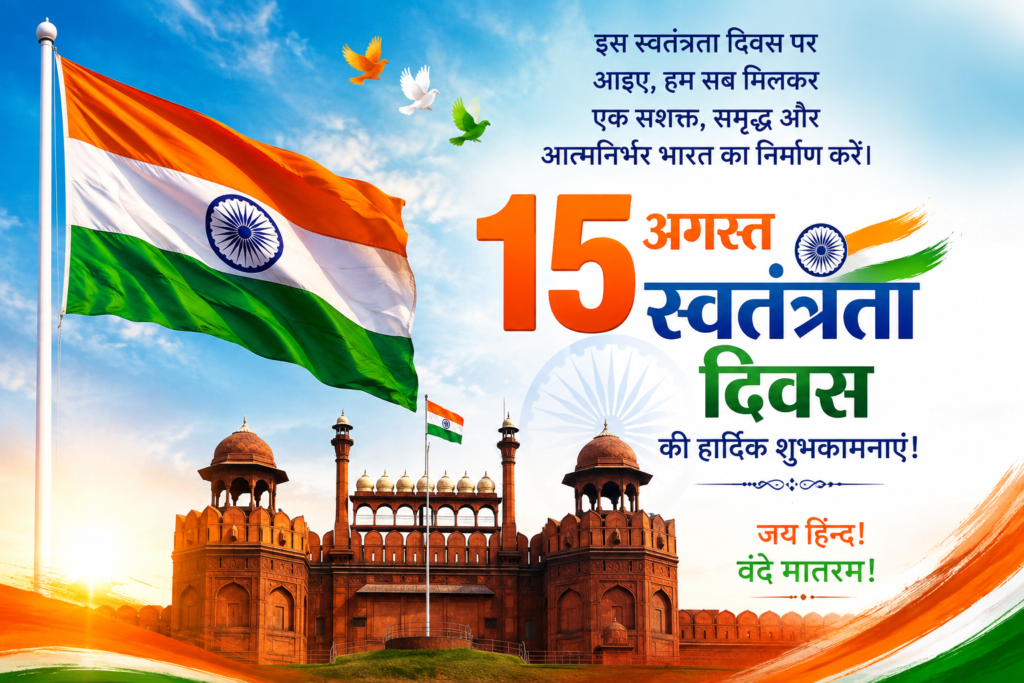 *स्वतंत्रता दिवस पर डॉ. दीपक सिंह राज ने देशवासियों को दी हार्दिक शुभकामनाएं।*